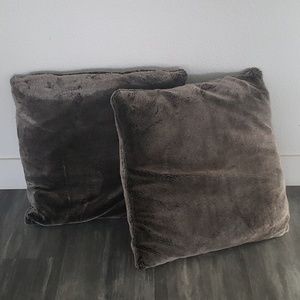 Grey Chinchilla Detailed Z Gallerie Pillow